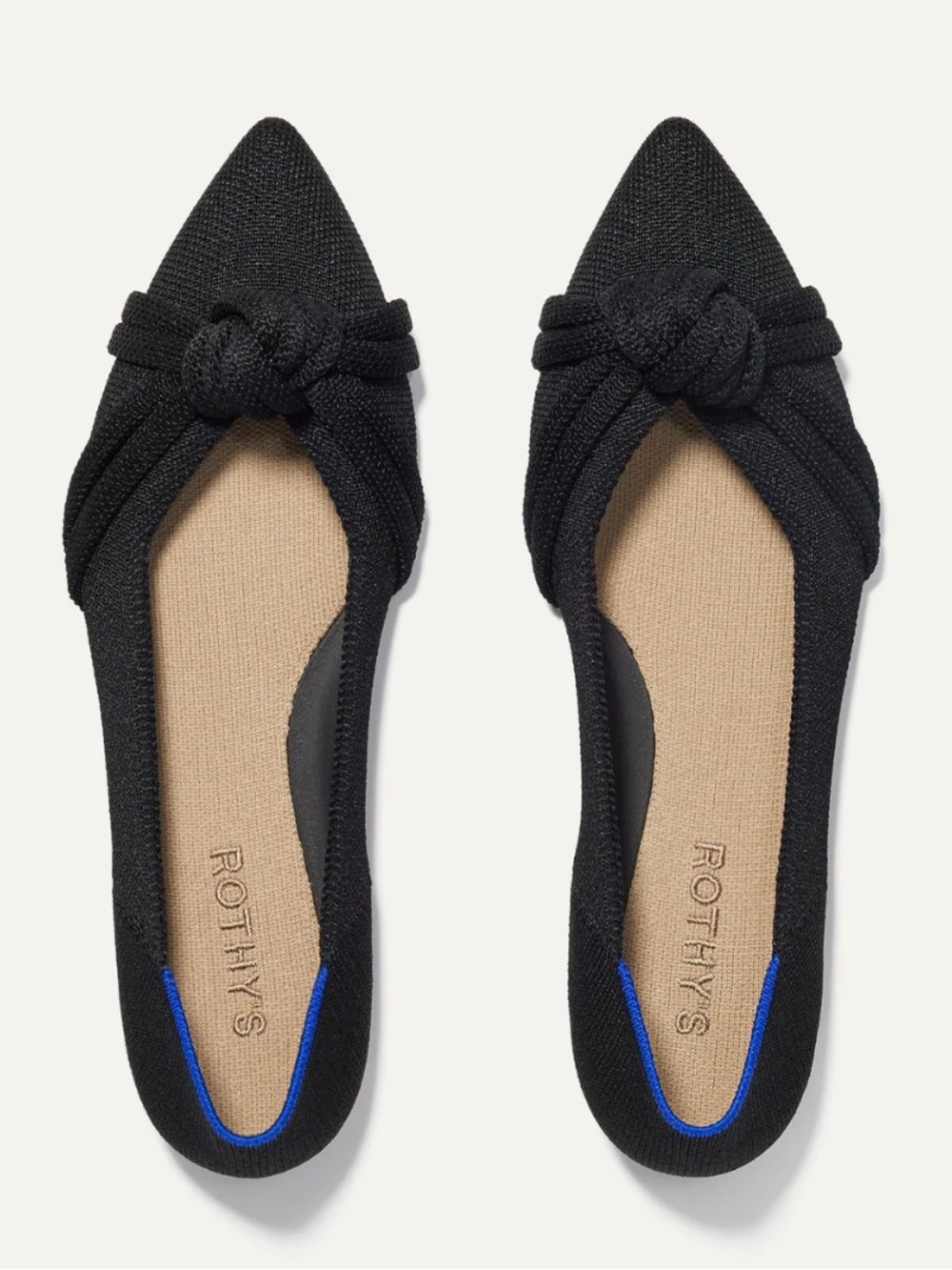 NWOT Rothy's The Knot Point II in Black